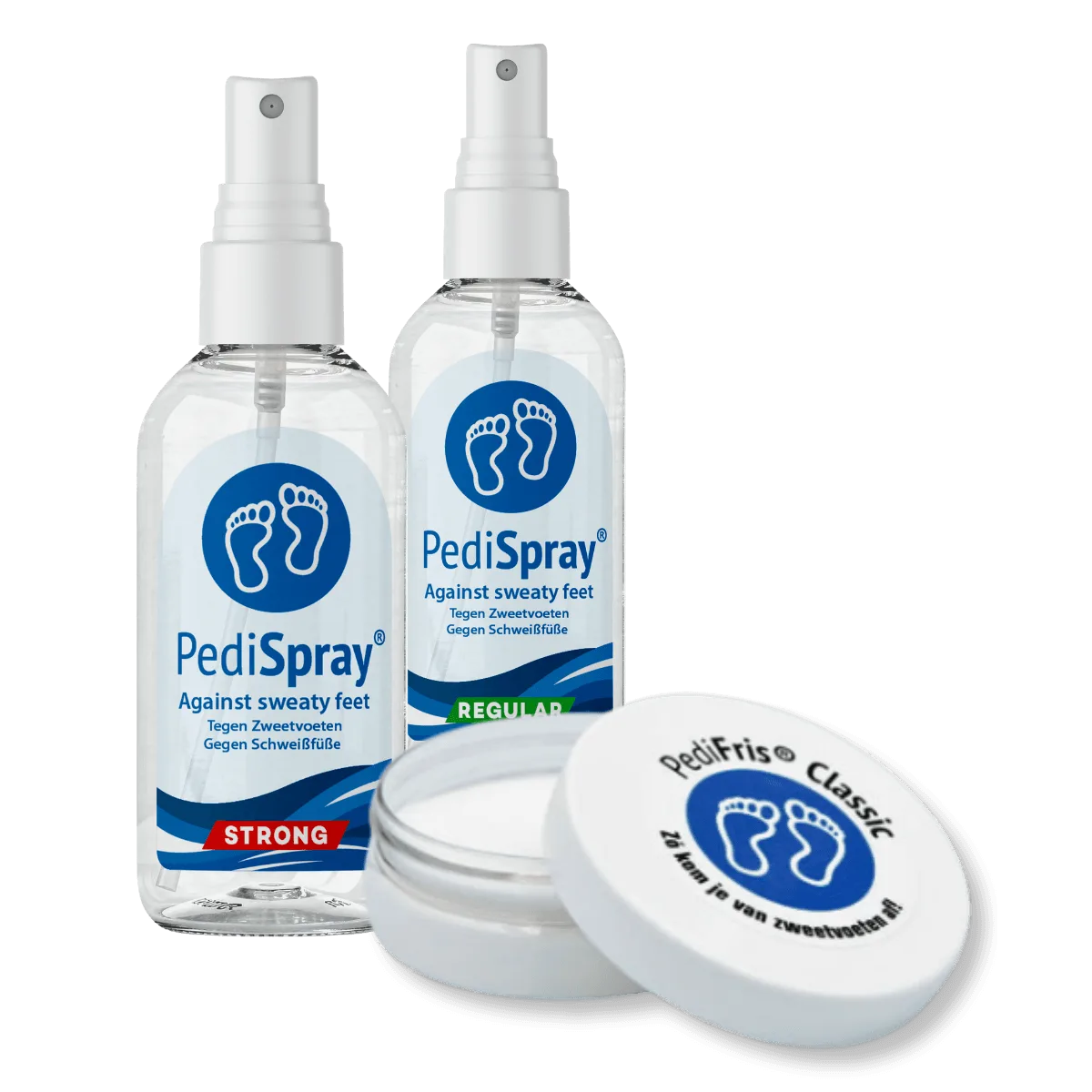 HFL Solution spray vs. PediSpray®: Welke Voetspray Kies Jij tegen Zweetvoeten en Schimmel?