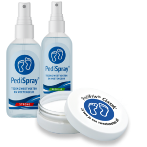 Pedifris a pedispray – prostředky proti pocení nohou