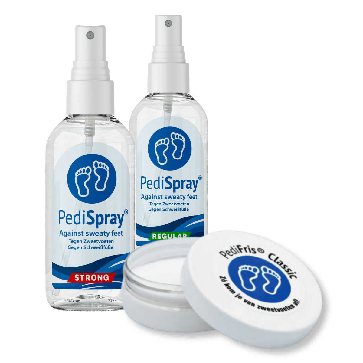 Pedifris a pedispray – prostředky proti pocení nohou